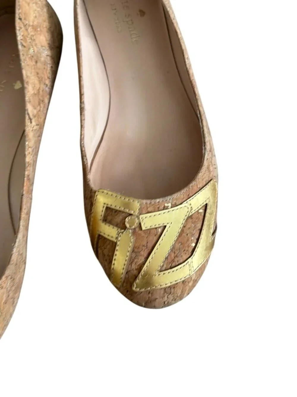 KATE SPADE Pop Fizz Cork Ballet Flats Size US 5.5
